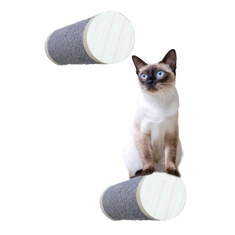 All For Paws Skywalk - Large Step Post Playground - 2 Pack 1 All For Paws Skywalk - Large Step Post Playground - 2 Pack