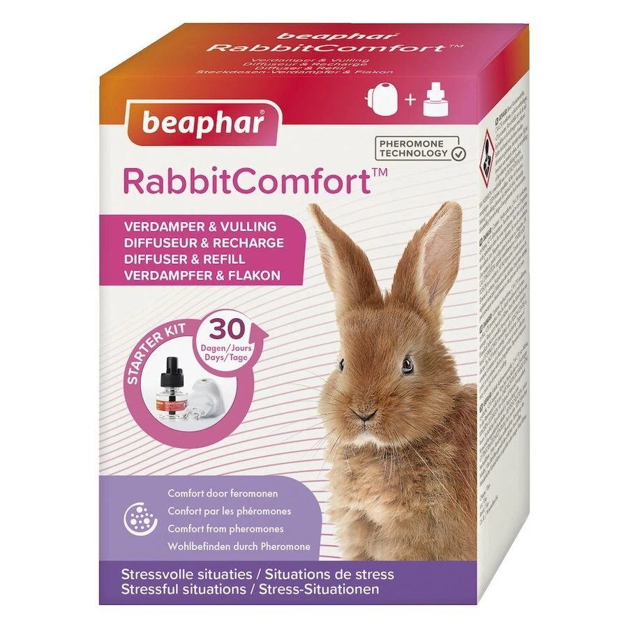 Beaphar RabbitComfort Verdamper & Vulling | Voor Ontspannen Konijnen 1 Beaphar RabbitComfort Verdamper & Vulling | Voor Ontspannen Konijnen