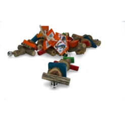 Birrdeeez Medium Variety 6-Pack Bird Toy