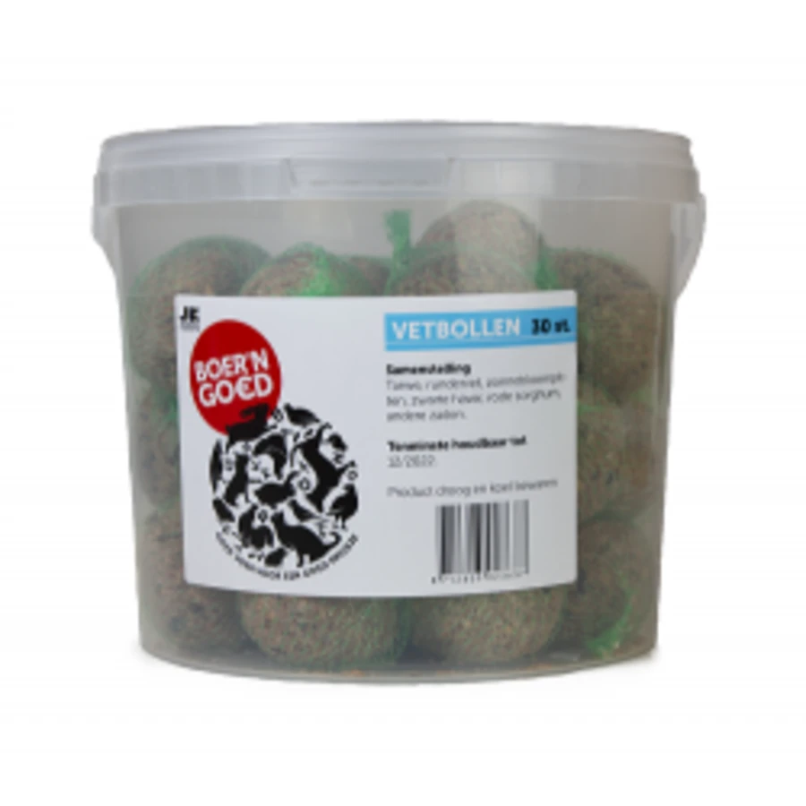 Boer'n Goed Mezenbollen 30 Stuks In Emmer 1 Boer'n Goed Mezenbollen 30 Stuks In Emmer
