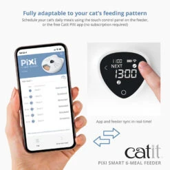 Catit Pixi Smart 6-meal Feeder 5 Catit Pixi Smart 6-meal Feeder -Trixie || Duvo || EXO TERRA Verkoopwinkel catit pixi smart 6 meal feeder 2