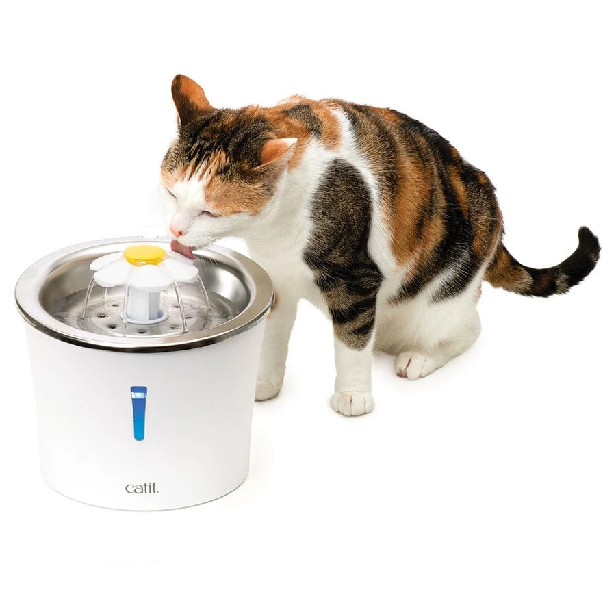 Catit Roestvrij Stalen Bloem Drinkfontein | 3 Liter Inhoud 1 Catit Roestvrij Stalen Bloem Drinkfontein | 3 Liter Inhoud