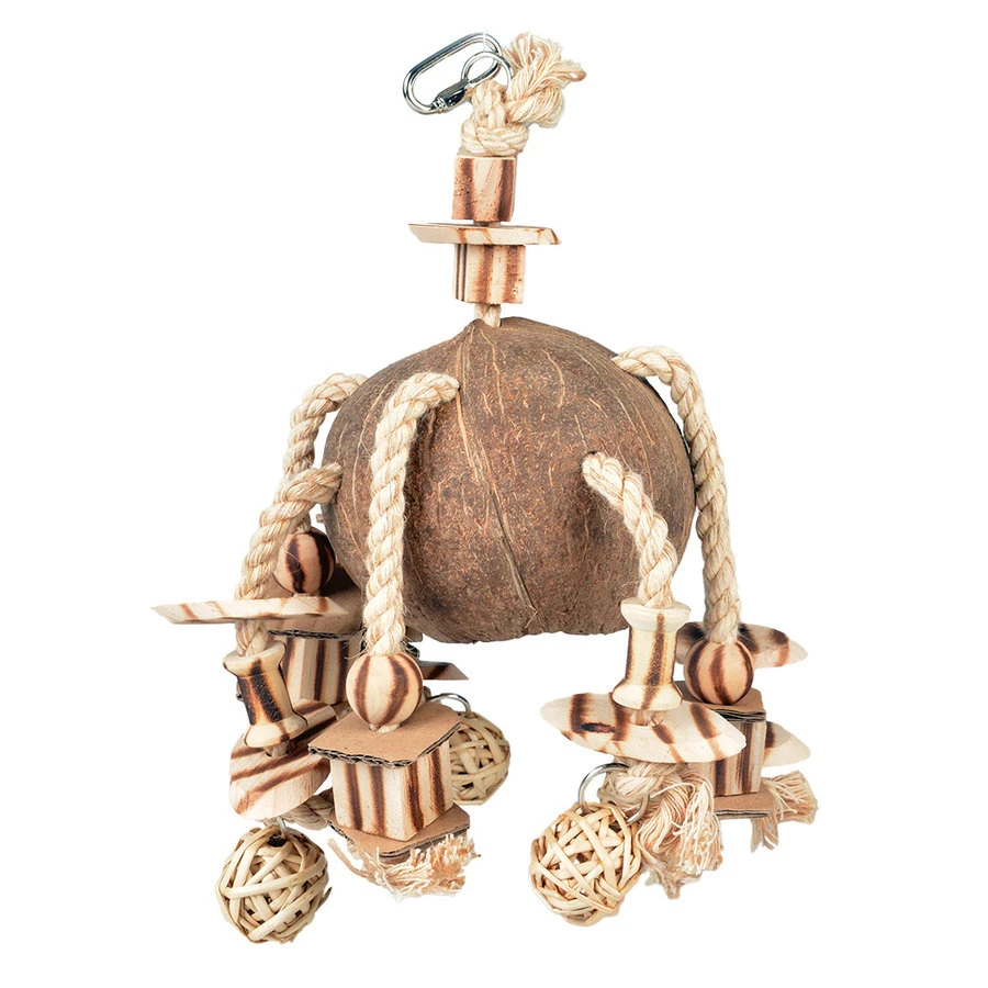 Duvo+ Coconut Jungle Hanger Met Kleurrijke Blokjes 1 Duvo+ Coconut Jungle Hanger Met Kleurrijke Blokjes