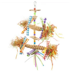 Duvo+ Grote Kleurrijke Hanger Met Stro