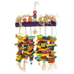 Duvo+ Kleurrijke Houten Speelmobiel