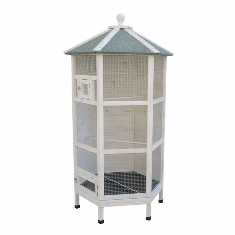 Duvo+ Volière Hexagon Cottage 1 Duvo+ Volière Hexagon Cottage