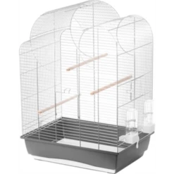 Interzoo Vogelkooi Big Eliza Zilver/Grijs