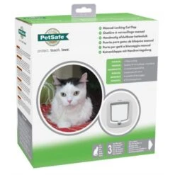 Petsafe Staywell Deluxe Kattenluik Met Tunnel Wit