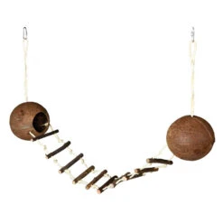 Trixie Kokosnoothuis Met Een Trap -Trixie || Duvo || EXO TERRA Verkoopwinkel trixie kokosnoothuis met een trap 2