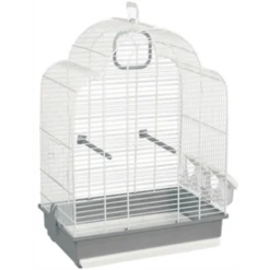 Voltrega Vogelkooi 648 Wit/Grijs