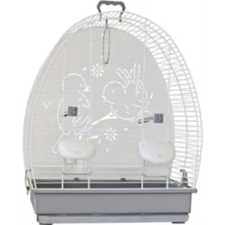 Voltrega Vogelkooi 671 Wit/Grijs