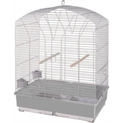 Voltrega Vogelkooi 842 Wit/Grijs