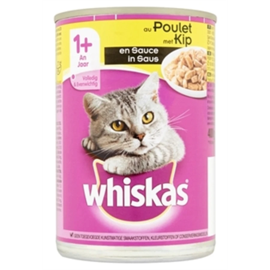 Whiskas Adult Brokjes Blik 12 Pack 1 Whiskas Adult Brokjes Blik 12 Pack