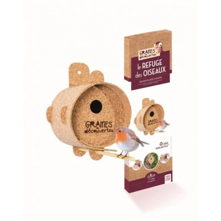 Wielink Nestkast Kurk Wandmodel 1 Wielink Nestkast Kurk Wandmodel